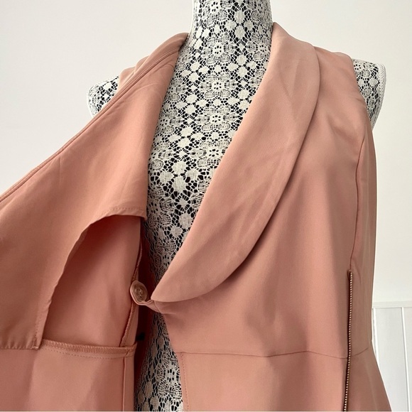 Dynamite Shawl Collar Wrap Dress Size M - Picture 5 of 15